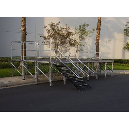 PRO-STAGE 96 SQUARE FOOT STAGE - 12 FEET X 8 FEET STAGE SYSTEM