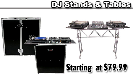 DJ Stands and Tables