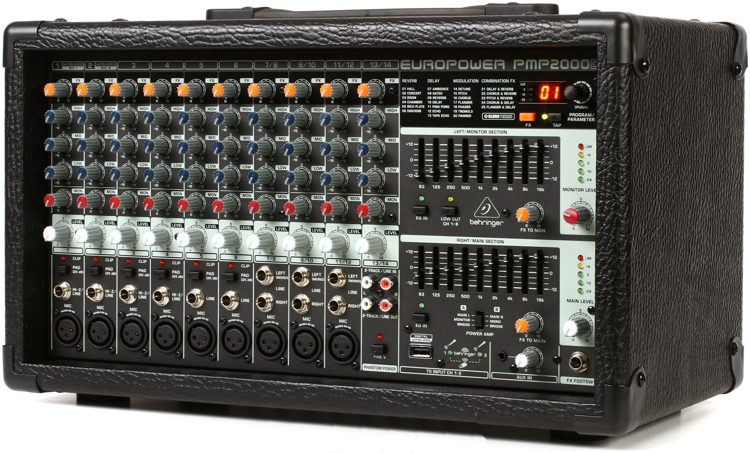 Behringer PMP2000D 14-channel 2000W Powered Mixer