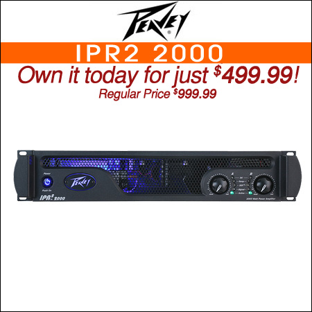 Peavey IPR2 2000 DJ Amplifier 