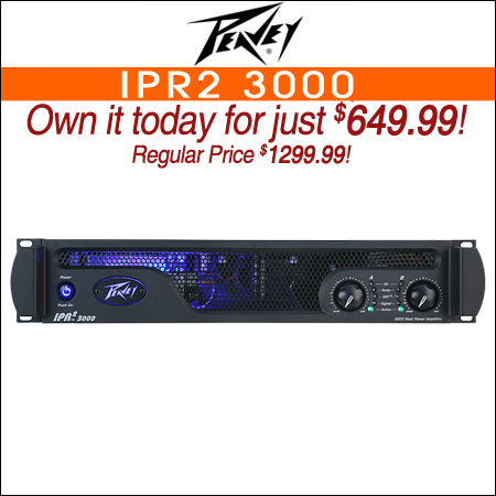 Peavey IPR2 3000 DJ Amplifier 