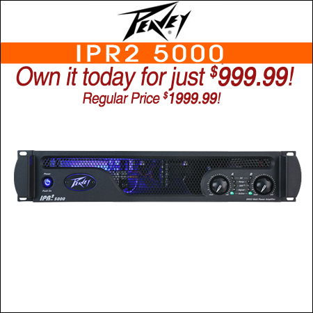 Peavey IPR2 5000 DJ Amplifier 