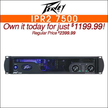  Peavey IPR2 7500 DJ Amplifier 