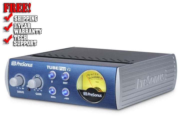  Presonus TubePre v2 Tube Preamplifier DI Box  