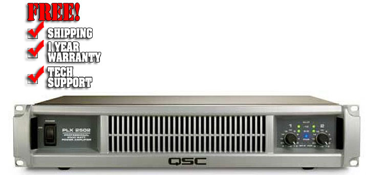 QSC PLX-2502 | DJ Amplifiers | Chicago DJ Equipment | 123DJ