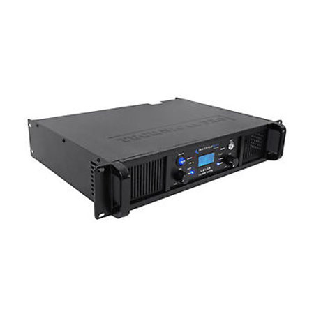 Technical Pro LZ10K Professional 10,000 Watt 2-Channel Amplifier With LCD Display and Key Lock