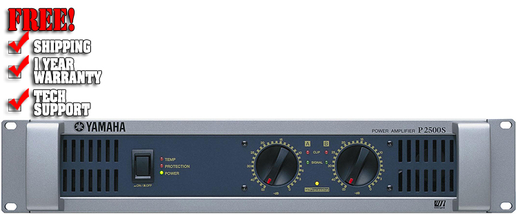 Yamaha P2500S | DJ Amplifiers | P-S Series Power Amplifiers 