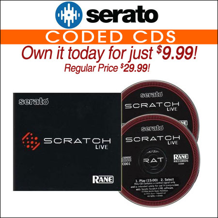 SERATO CODED CDs