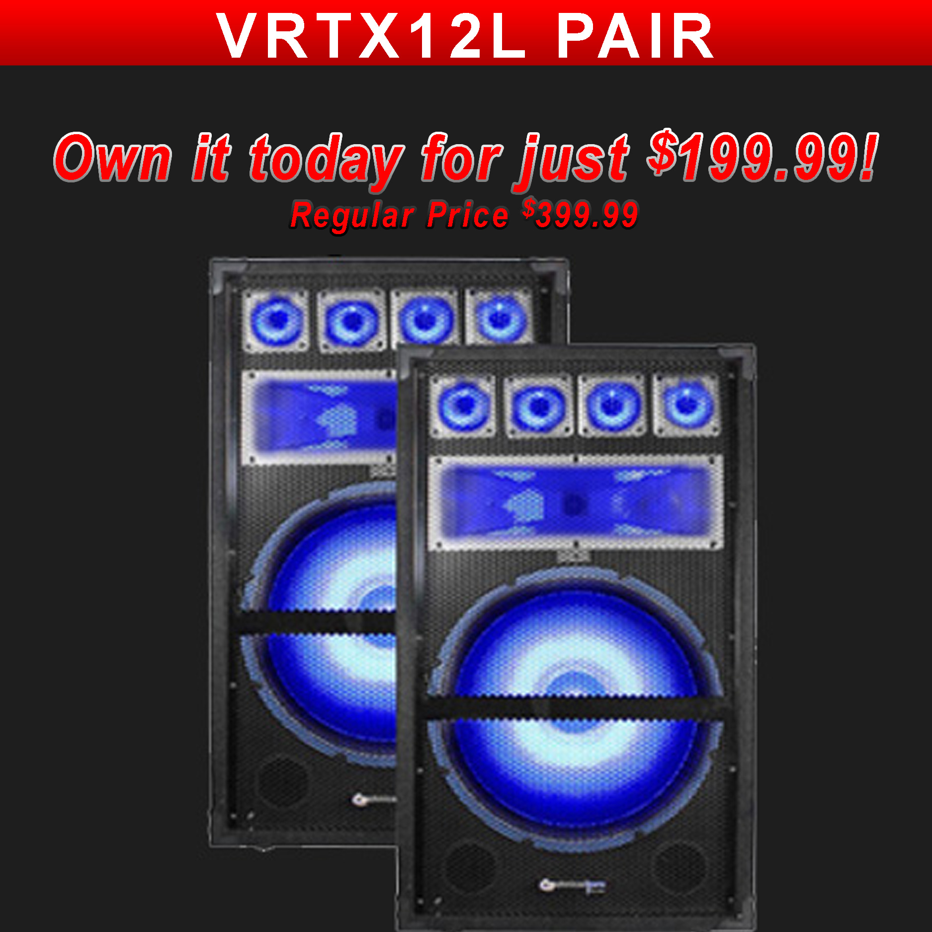 Technical Pro VRTX12L Pair