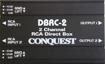  Conquest DBRC2 RCA Direct Box
