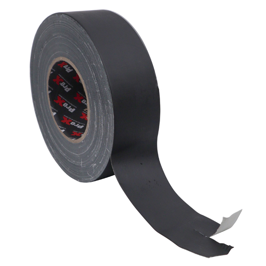 ProX XGF-260BLK 2 Inch 180FT 60YD Matte Black Commercial Grade Gaffer Tape