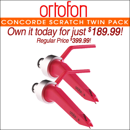  Ortofon Concorde Scratch Twin Pack