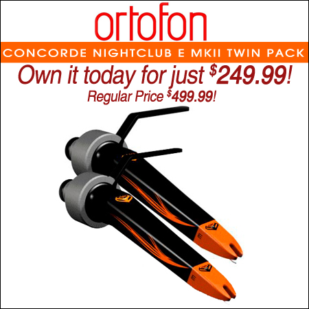  Ortofon Concorde Nightclub E MKII Twin Pack