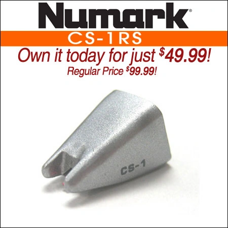 Numark CS-1RS Replacement Stylus for CS-1 Cartridge