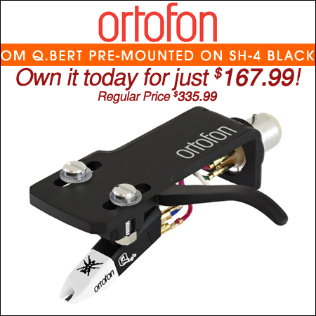 Ortofon OM Q.Bert premounted on SH-4 Black