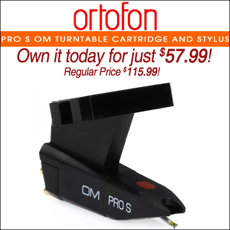 Ortofon Pro S OM Turntable Cartridge and Stylus