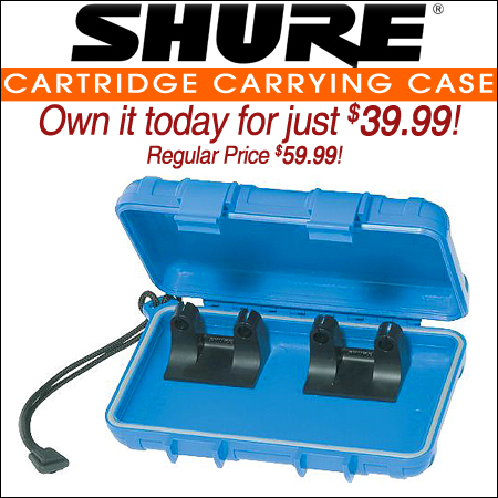  Shure Cartridge carrying case