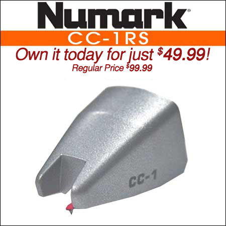 Numark CC-1RS Replacement Stylus for CC-1 Cartridge