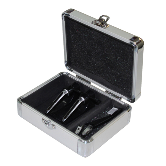 Odyssey KCC2PR2SL KROM Series Silver PRO2 Case for Two Turntable Needle Cartridges