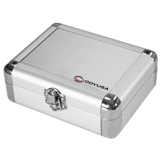 Odyssey KCC2PR2SL KROM Series Silver PRO2 Case for Two Turntable Needle Cartridges