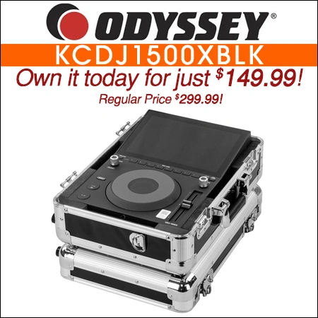 Odyssey KCDJ1500XBLK Carrying Case for AlphaTheta CDJ-1500X