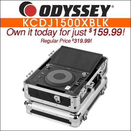 Odyssey KCDJ1500XBLK KROM Series AlphaTheta CDJ-1500X Case