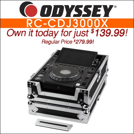 Odyssey RC-CDJ3000X Road Case for CDJ-3000X