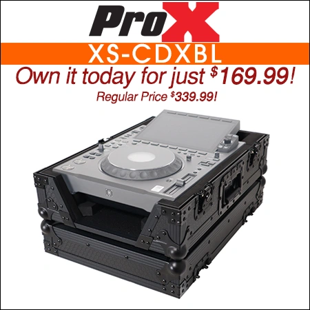 ProX XS-CDXBL Black ATA Flight Case for CDJ-3000X/CDJ-3000