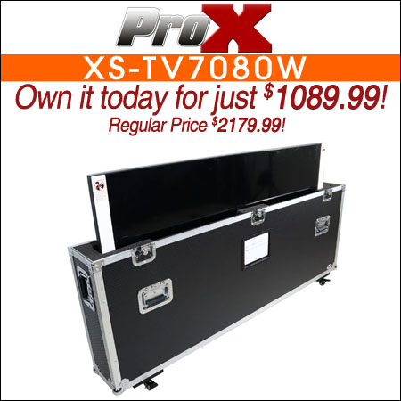 Prox XS-TV7080W ATA Flight Hard Case