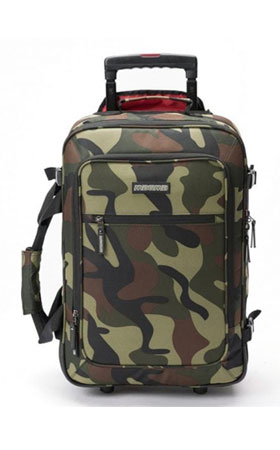 Magma DIGI Carry-On Trolley, Camo-Green/Red