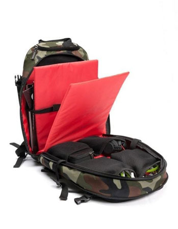 Magma DIGI Carry-On Trolley, Camo-Green/Red