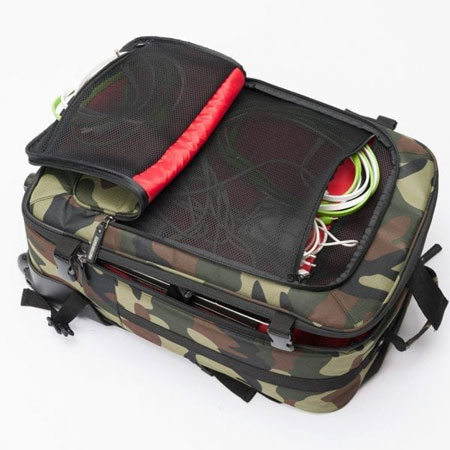Magma DIGI Carry-On Trolley, Camo-Green/Red