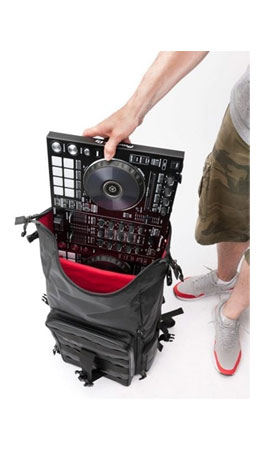 Magma RIOT DJ-Stashpack XL Plus, Black/Red