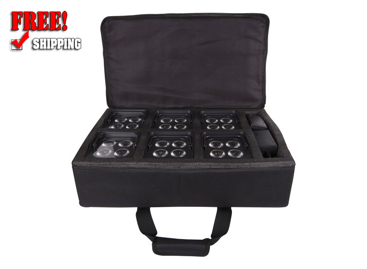 ColorKey Carrying Case for 6 MobilePar Mini Hex 4 Lights