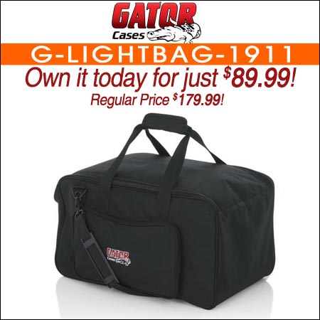 Gator G-LIGHTBAG-1911 LED PAR Lighting Tote Bag