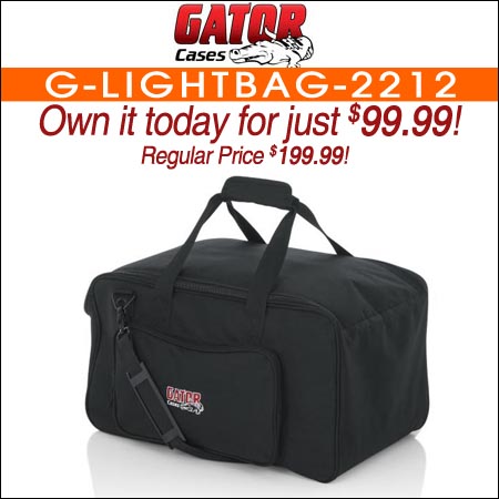Gator G-LIGHTBAG-2212 LED PAR Lighting Tote Bag