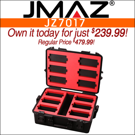 JMAZ Lighting JZ7017 Injection Molded Case for 6 MAD PAR Units