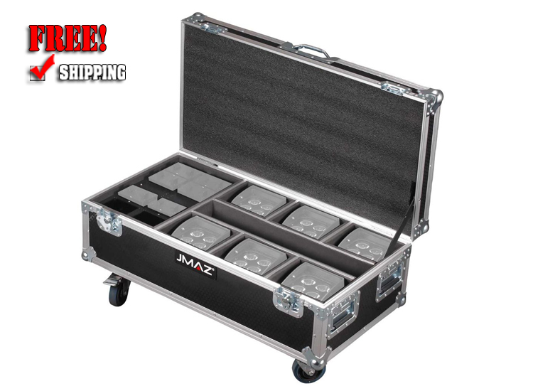 JMAZ Lighting JZ7016 Road Charging Case for 6 MAD PAR RB Units