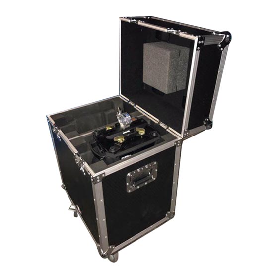 (2) American DJ FOCUS SPOT 4Z with Rolling Flight Case Package