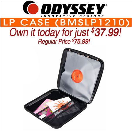 Odyssey BMSLP1210 Streemline 12" LP Vinyl Record Organizer
