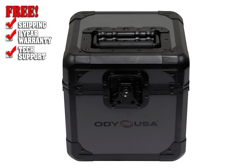 Odyssey K45060BLG Black Krom on Gray Record/Utility Case Holds 60 7 Records
