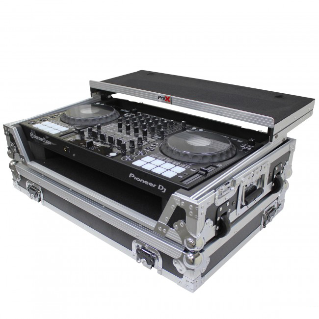 ProX XS-DDJ1000WLTBL Flight Case W/Laptop Shelf for Pioneer DDJ-1000