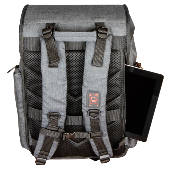 Charcoal Black Hard Shell DJ Backpack