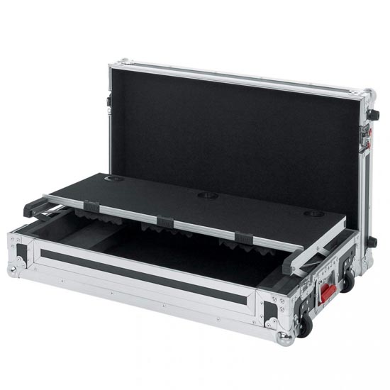 Gator GTOURDSPDDJ1000 G-TOUR Case Custom Fit for the Pioneer DDJ1000 Controller w/ DSP Shelf