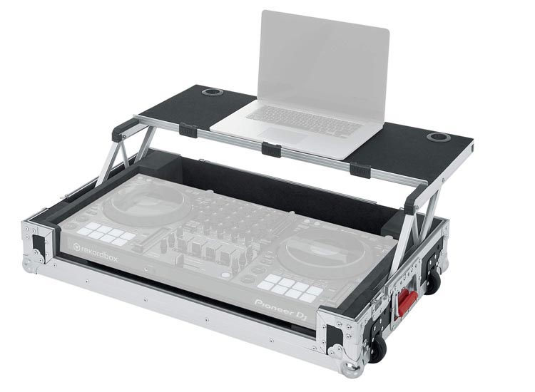 Gator GTOURDSPDDJ1000 G-TOUR Case Custom Fit for the Pioneer DDJ1000 Controller w/ DSP Shelf