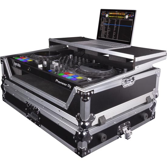 Headliner HL10001 Flight Case Trolley with Laptop Platform for Pioneer DDJ-1000 and DDJ-1000SRT Controllers