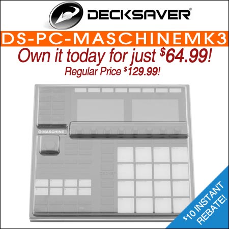  Decksaver Cover for Native Instruments Maschine MK3 Controller 