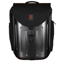  Black Hard Shell DJ Backpack 