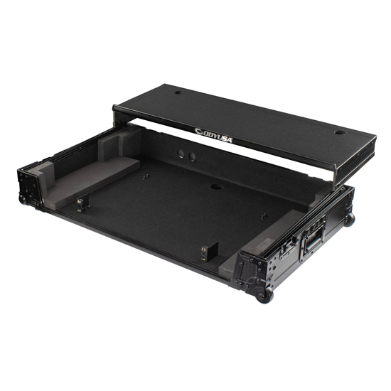 Odyssey 810349 RANE FOUR I-Board Flight Case with Glide Style Laptop Platform and Wheels