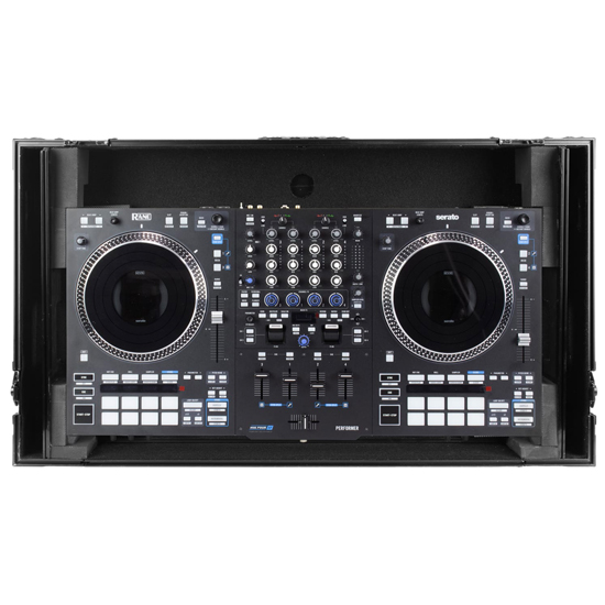 Odyssey 810394 RANE PERFORMER I-Board 1U Flight Case with Glide Style Laptop Platform and Wheels